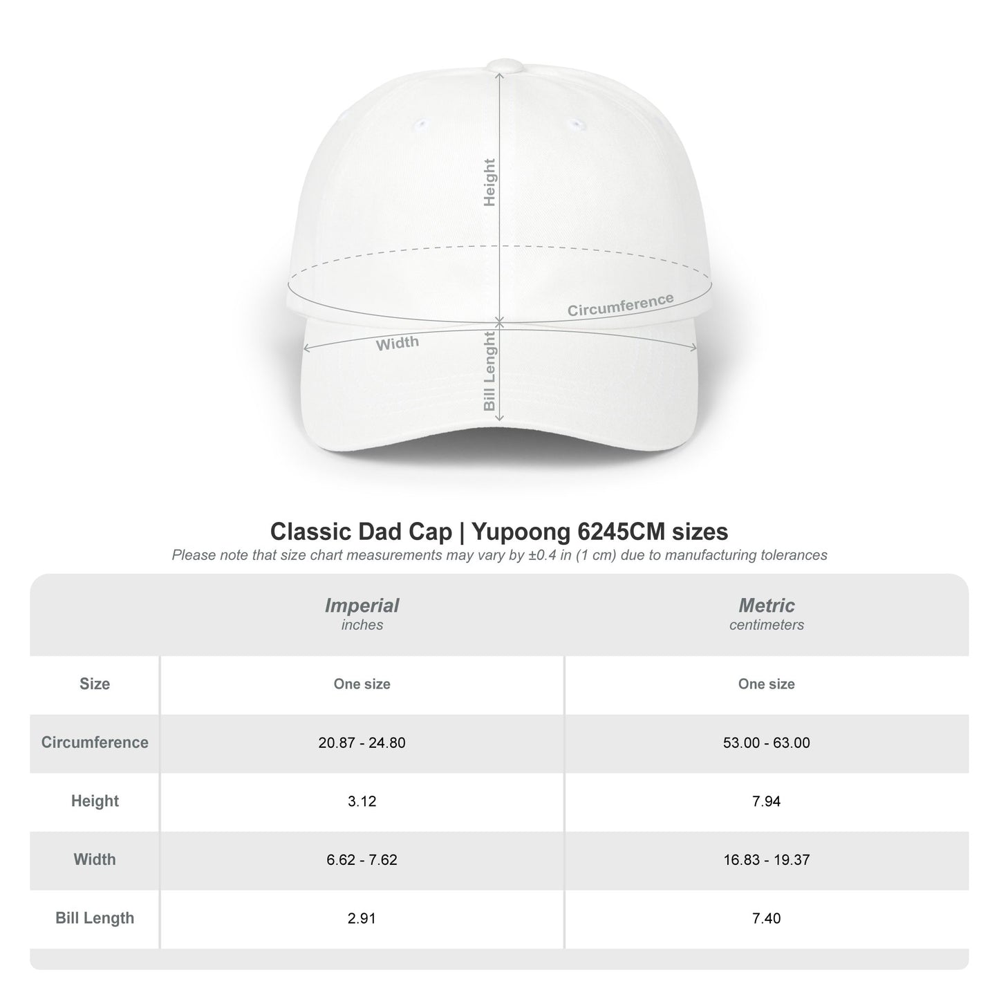 Wear Your Growth Cap — Motivational Embroidered Baseball Hat