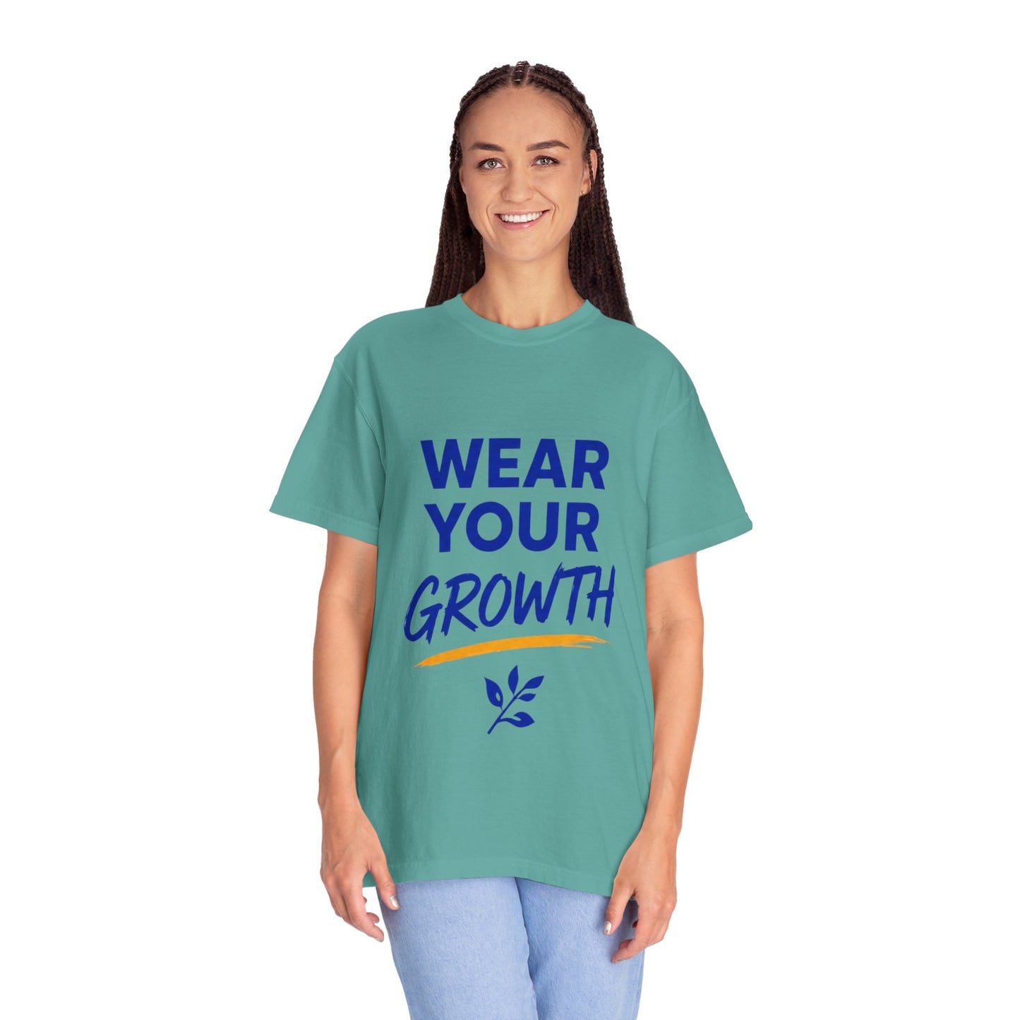 Wear Your Growth T-Shirt — Inspirational Motivational Tee for Personal Development