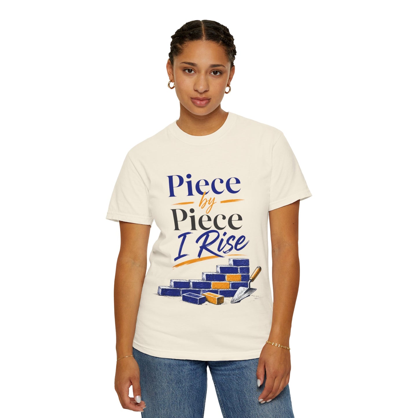 Piece by Piece I Rise T-Shirt — Inspirational Growth Tee