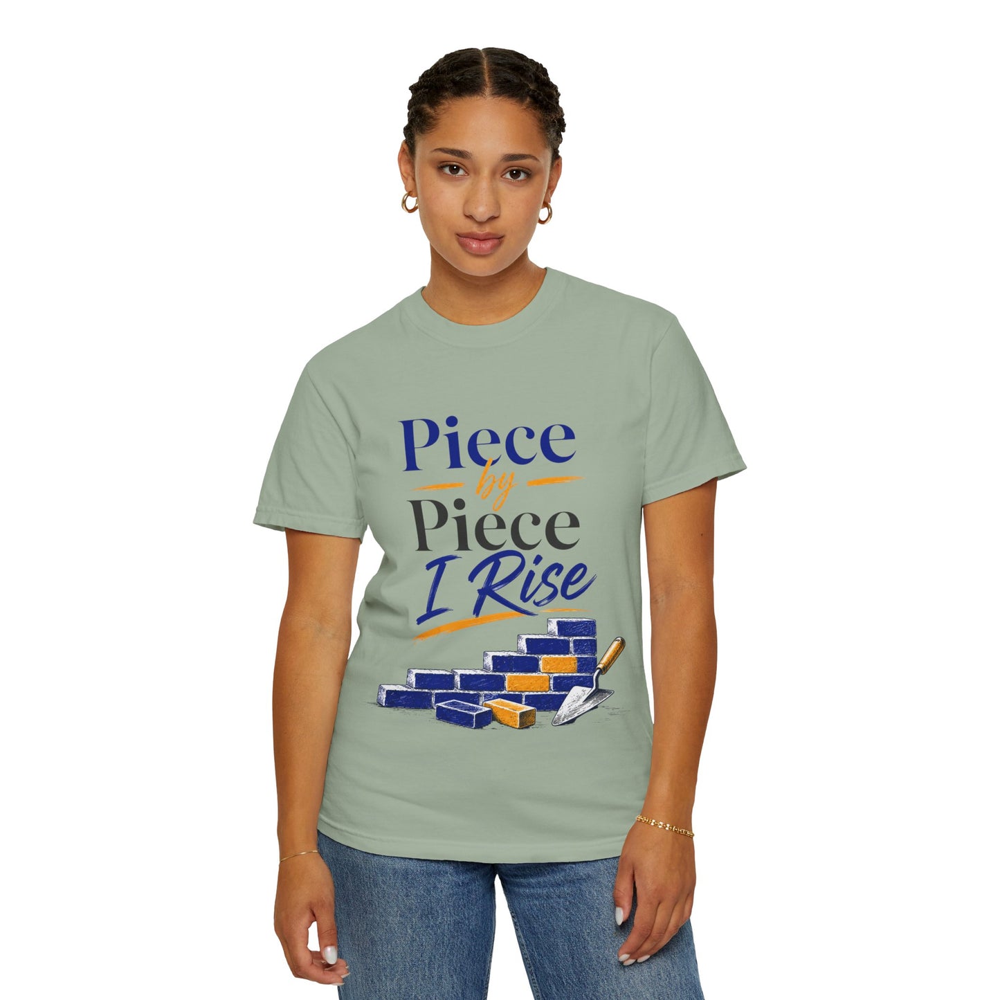 Piece by Piece I Rise T-Shirt — Inspirational Growth Tee