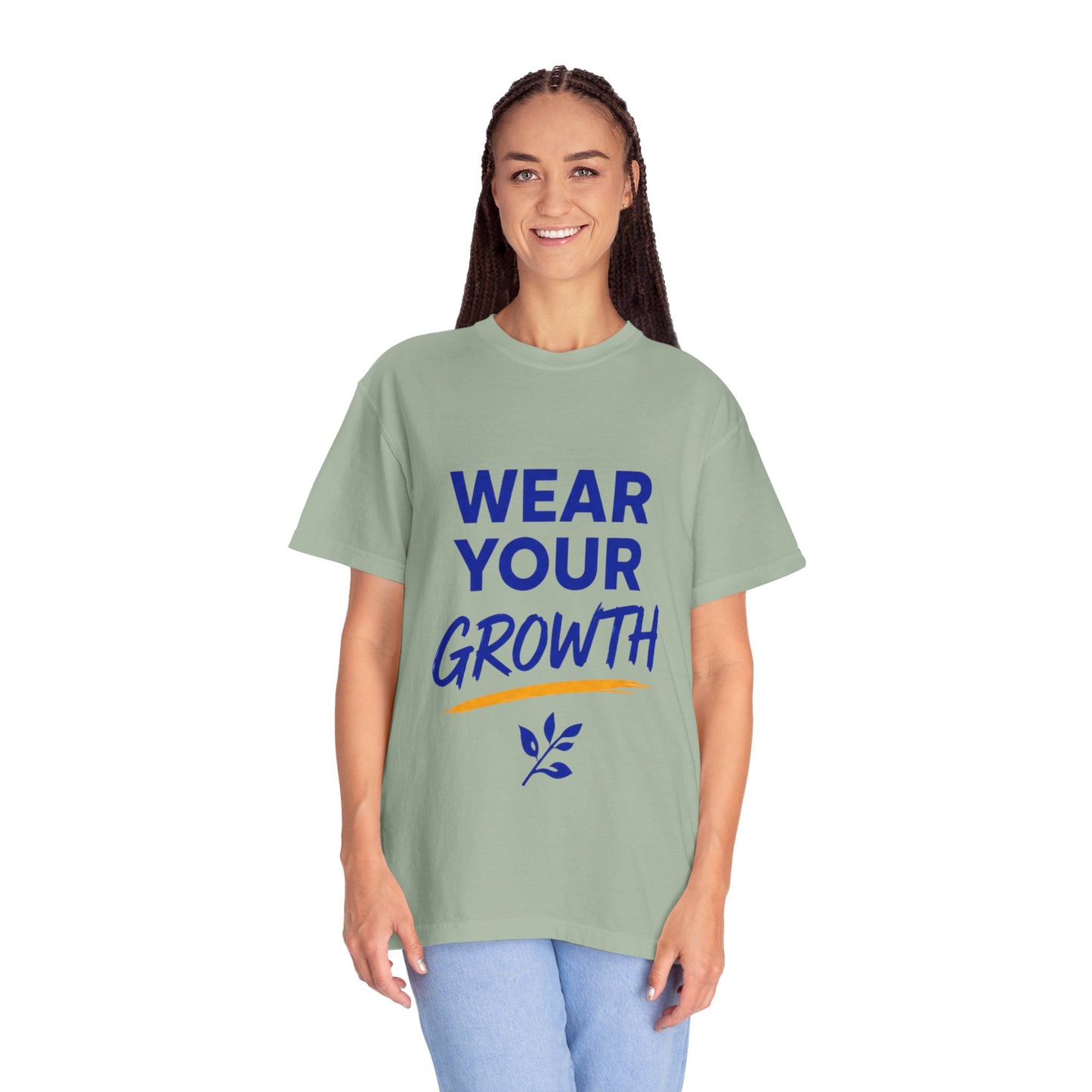 Wear Your Growth T-Shirt — Inspirational Motivational Tee for Personal Development