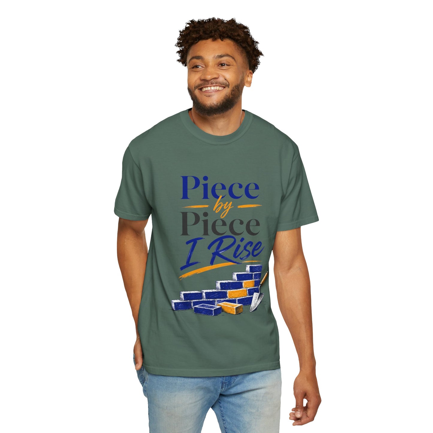 Piece by Piece I Rise T-Shirt — Inspirational Growth Tee