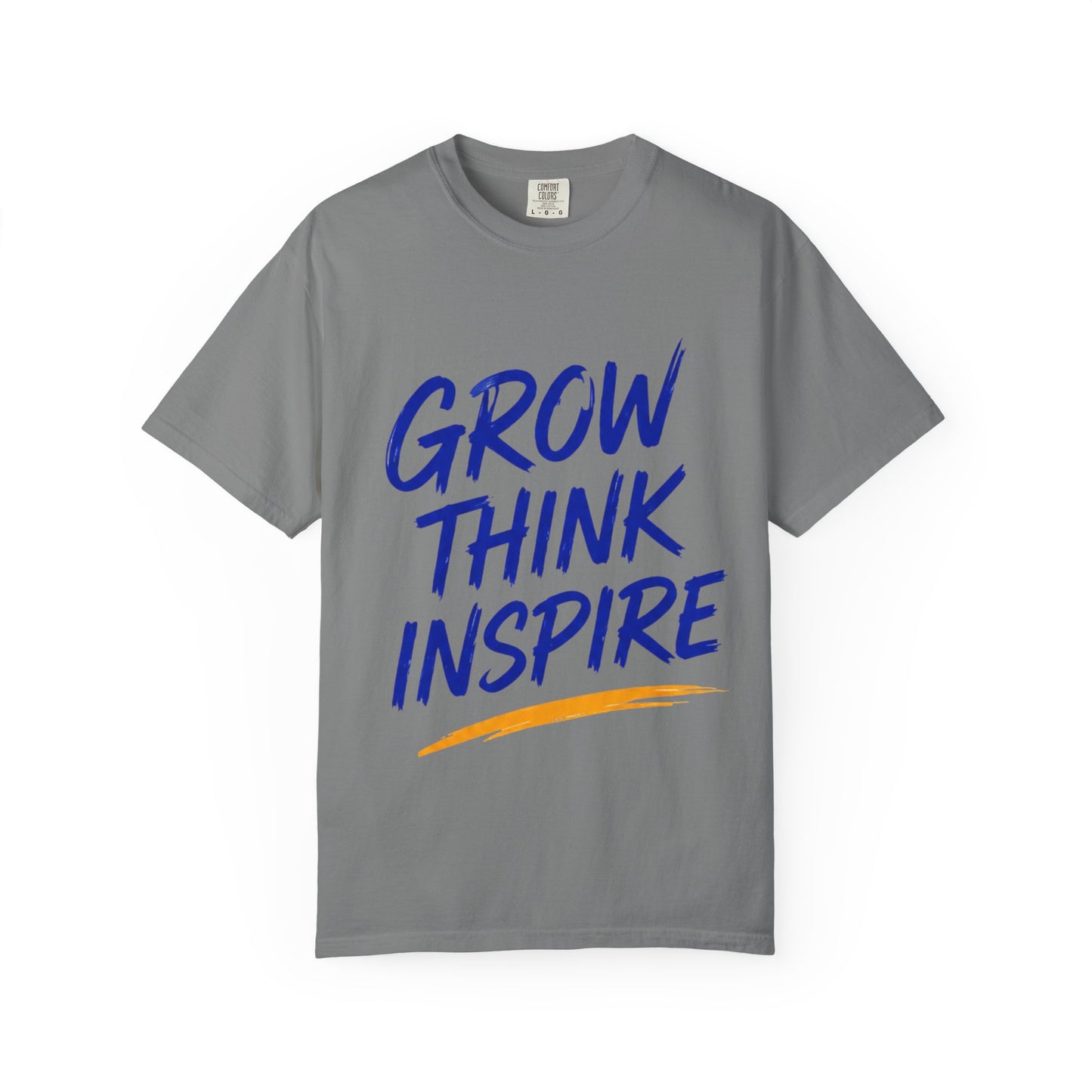 Grow Think Inspire T-Shirt — Motivational Graphic Tee