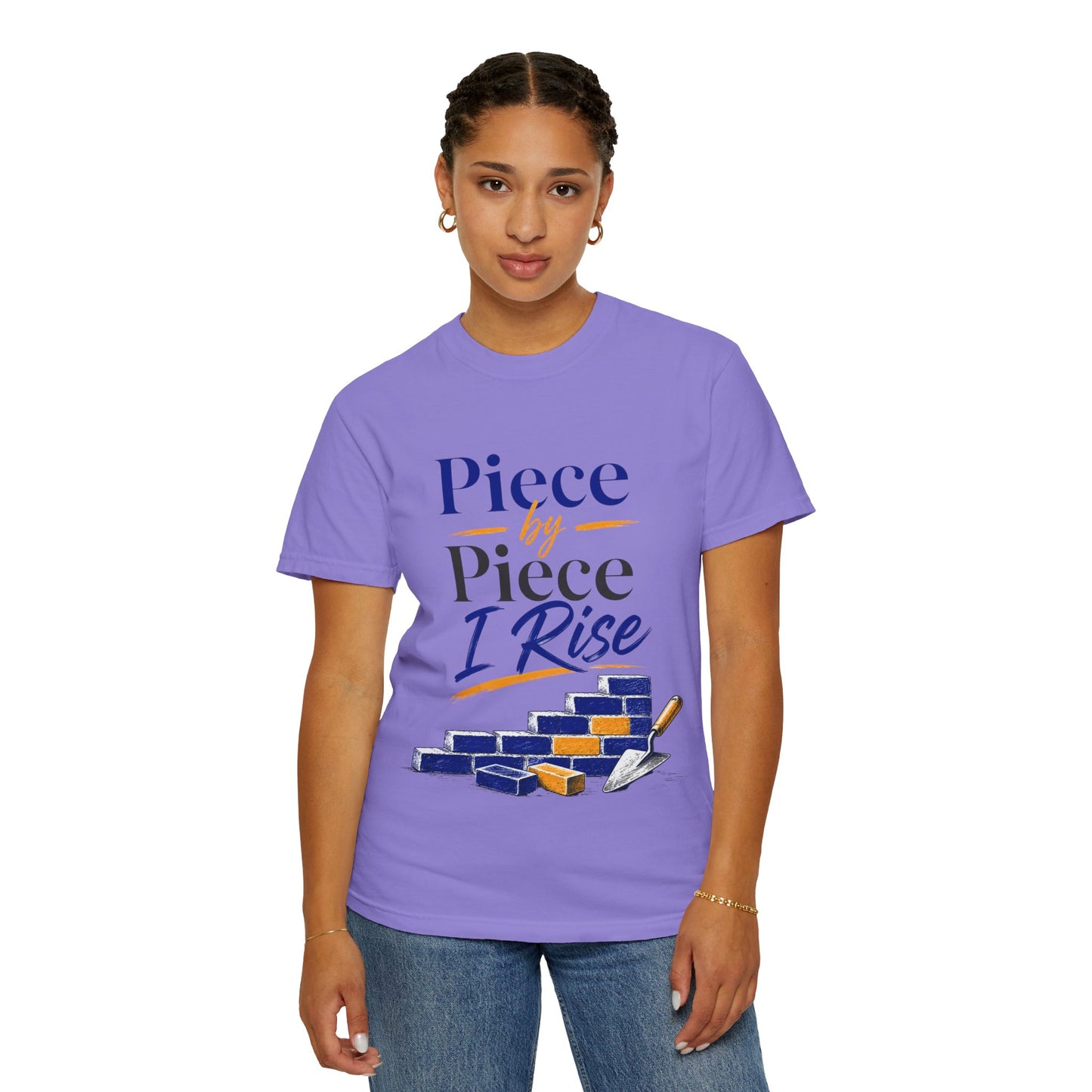 Piece by Piece I Rise T-Shirt — Inspirational Growth Tee