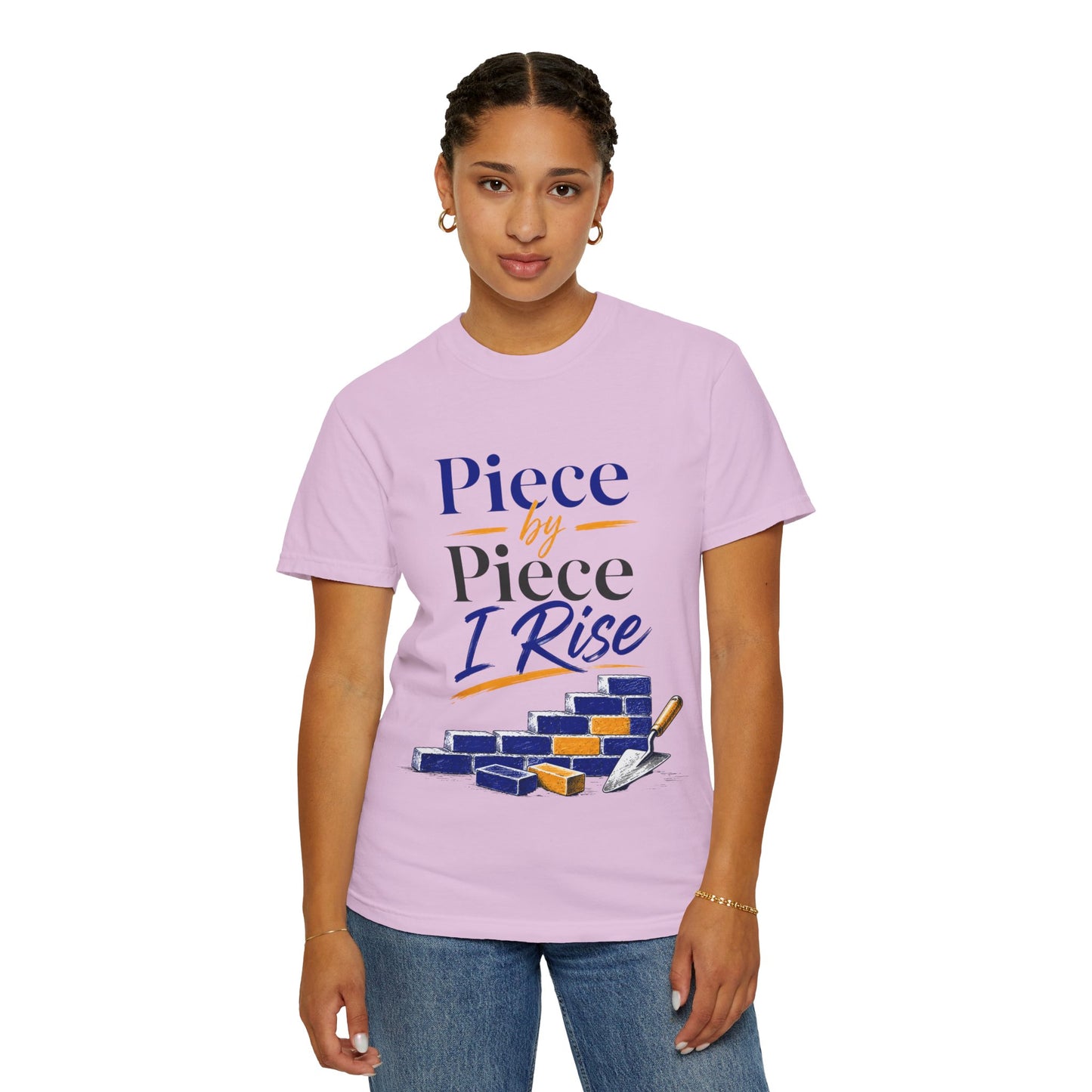 Piece by Piece I Rise T-Shirt — Inspirational Growth Tee