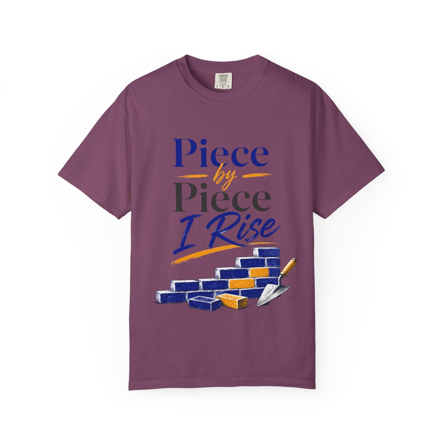 Piece by Piece I Rise T-Shirt — Inspirational Growth Tee