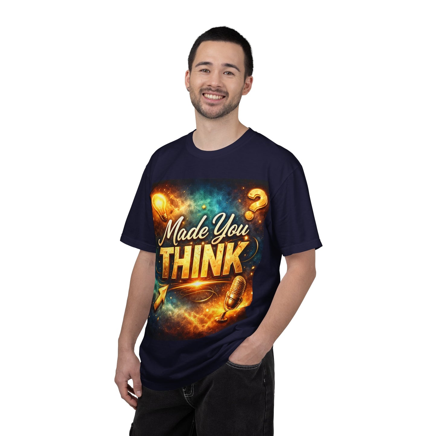 Made You Think T-Shirt — Retro Podcast & Idea Graphic Tee