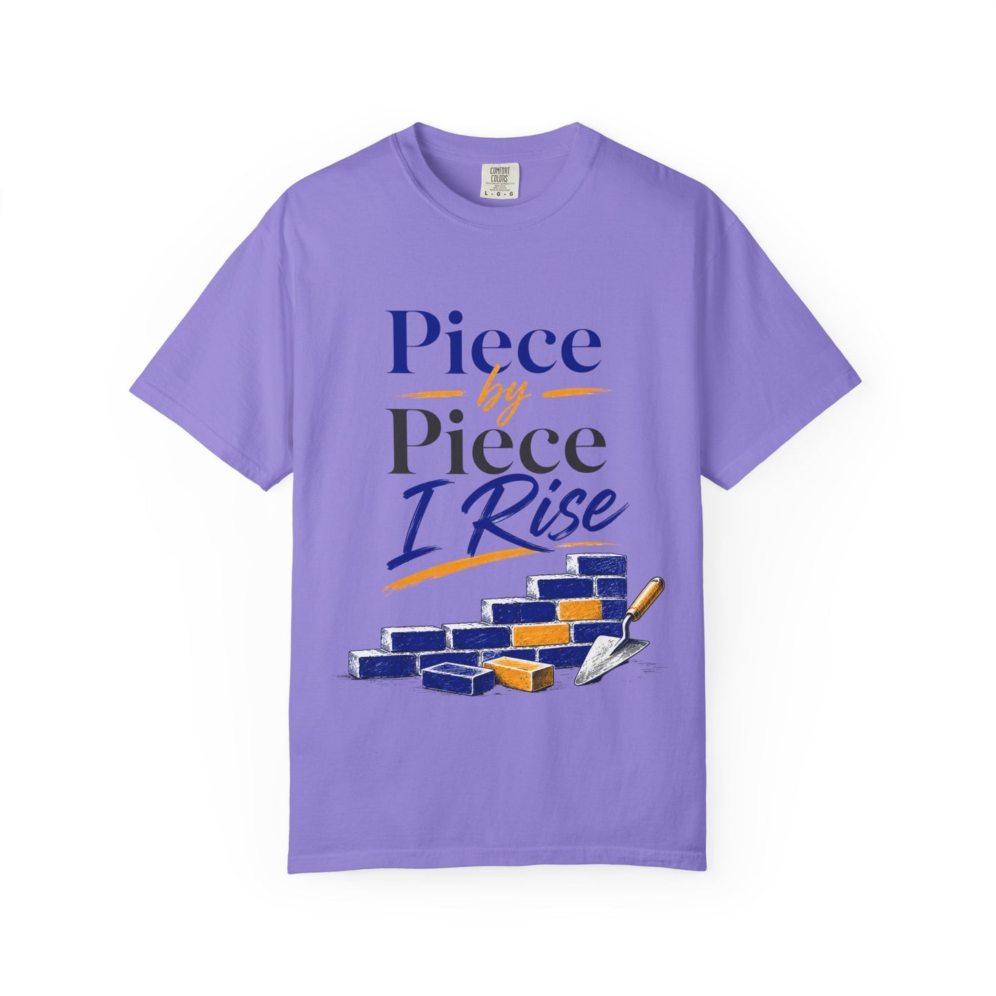 Piece by Piece I Rise T-Shirt — Inspirational Growth Tee