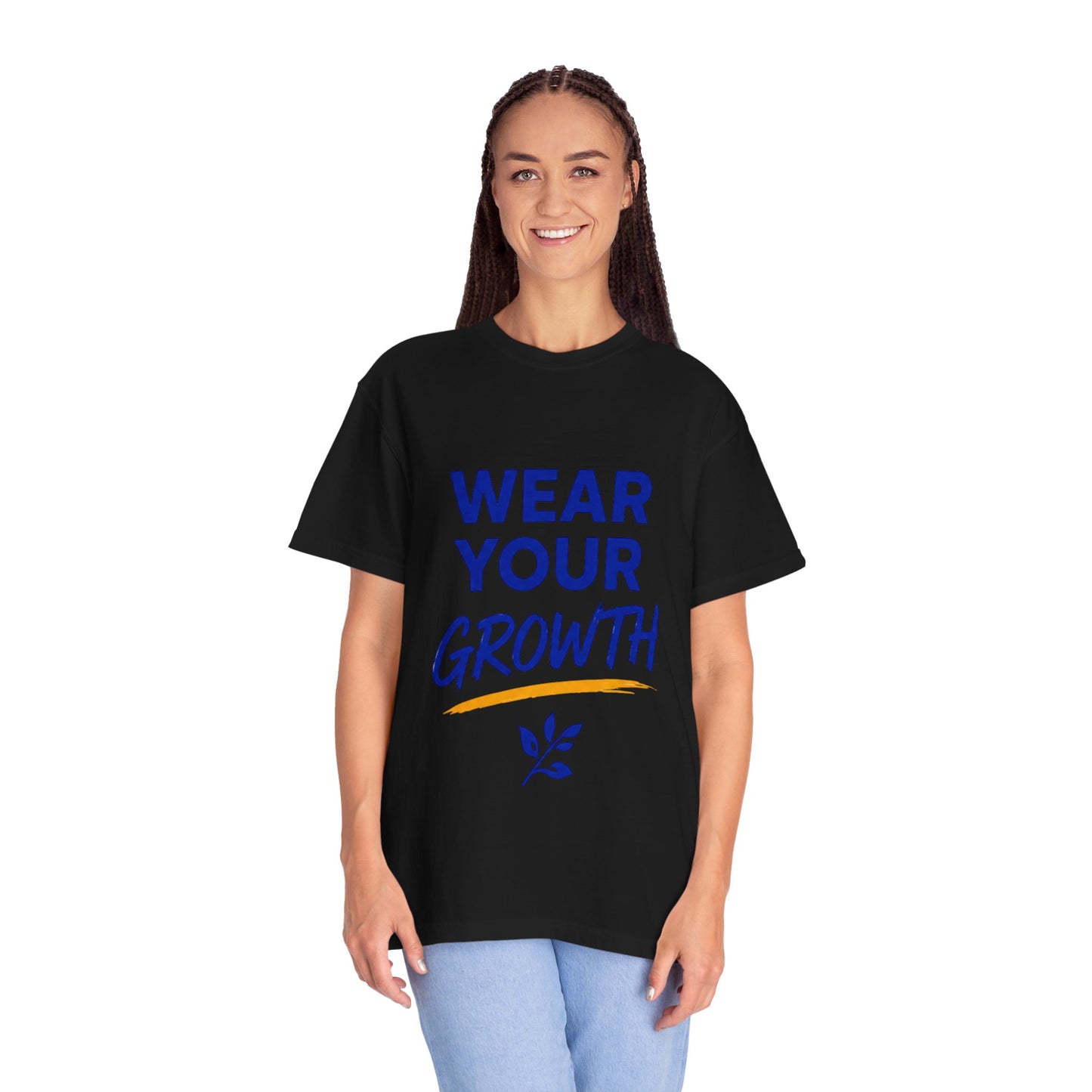 Wear Your Growth T-Shirt — Inspirational Motivational Tee for Personal Development