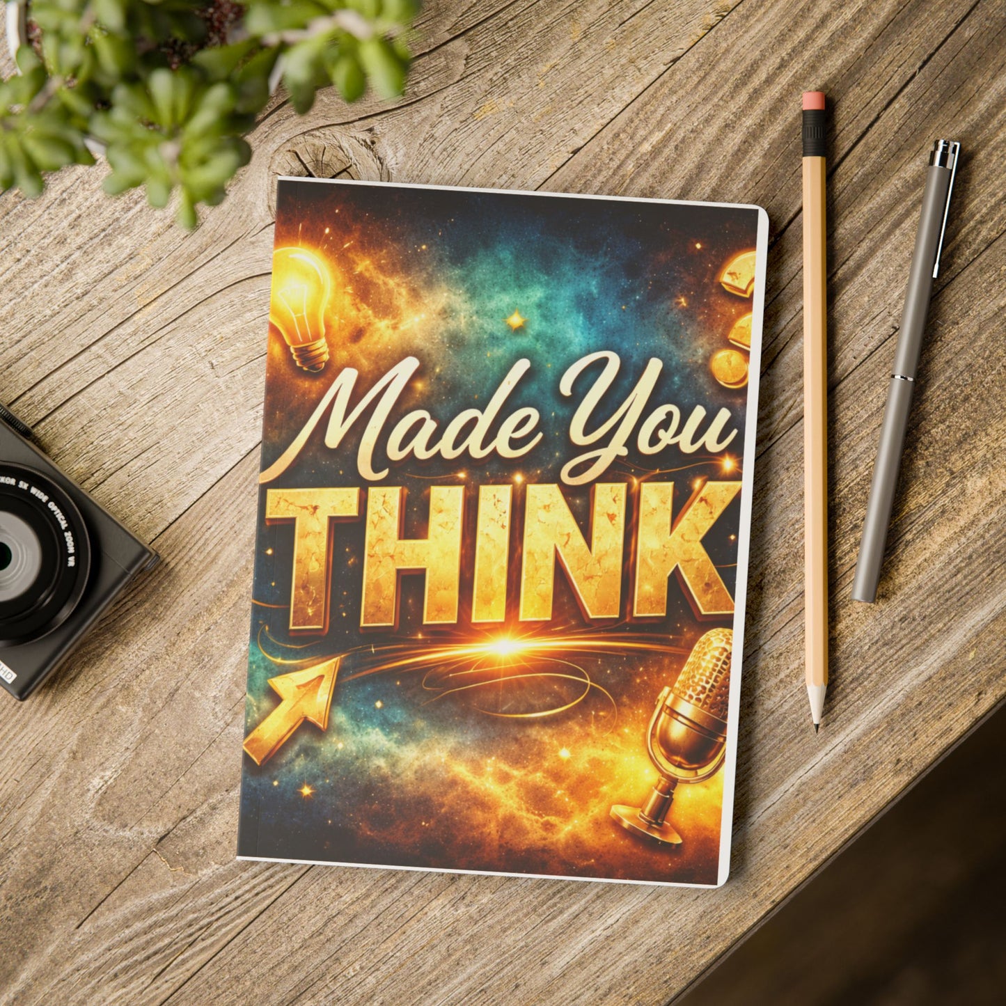 Journal – "Made You THINK" Motivational Softcover Notebook