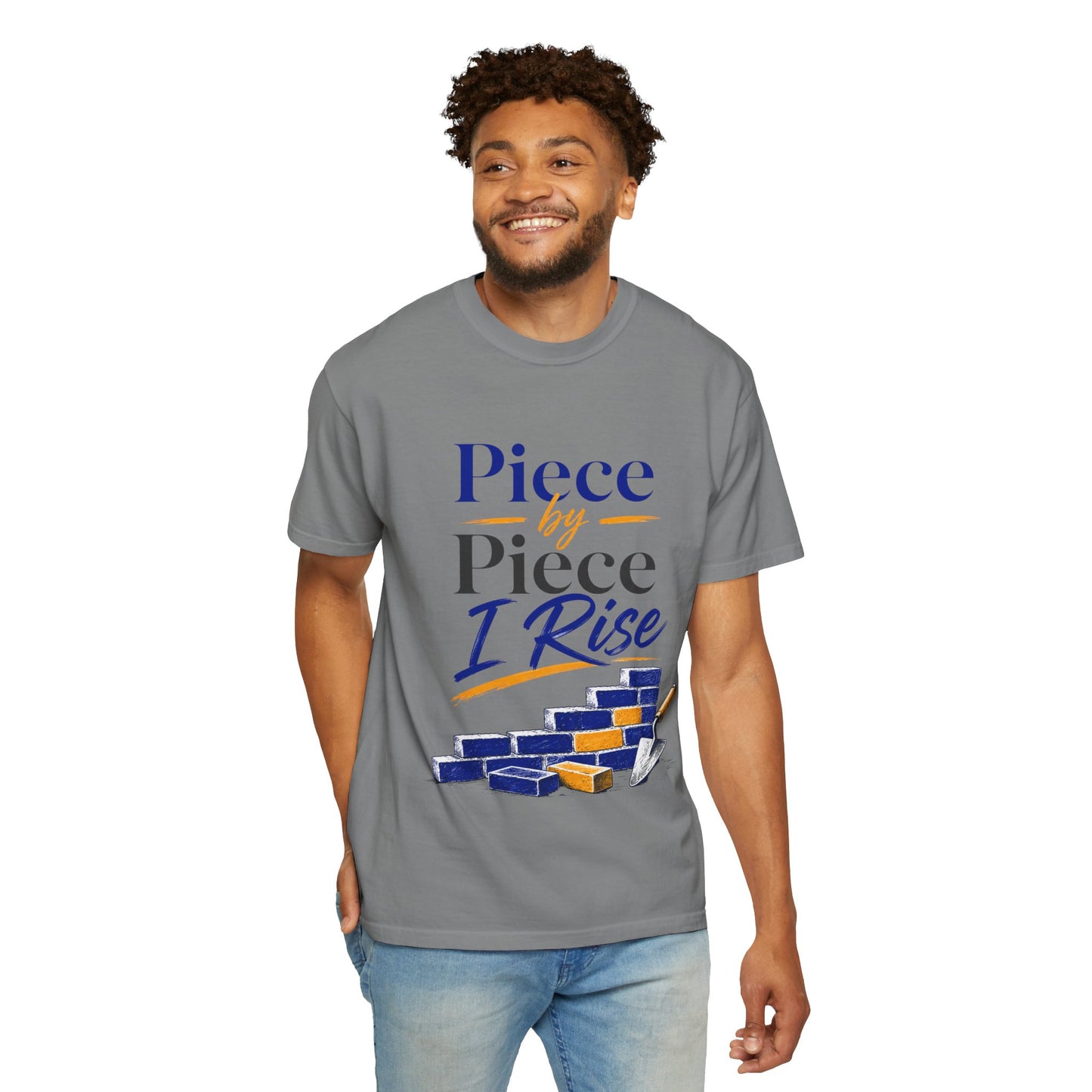 Piece by Piece I Rise T-Shirt — Inspirational Growth Tee