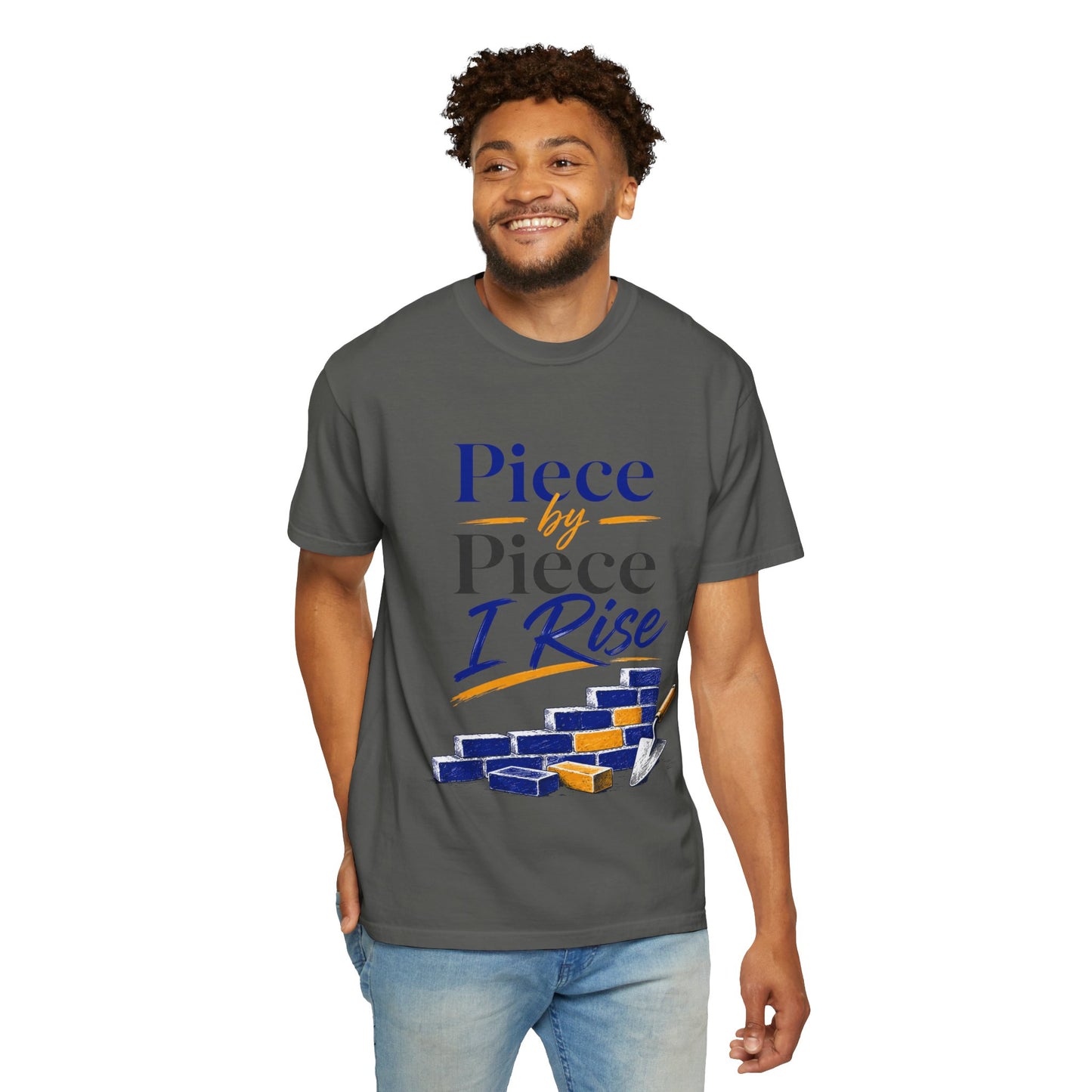 Piece by Piece I Rise T-Shirt — Inspirational Growth Tee