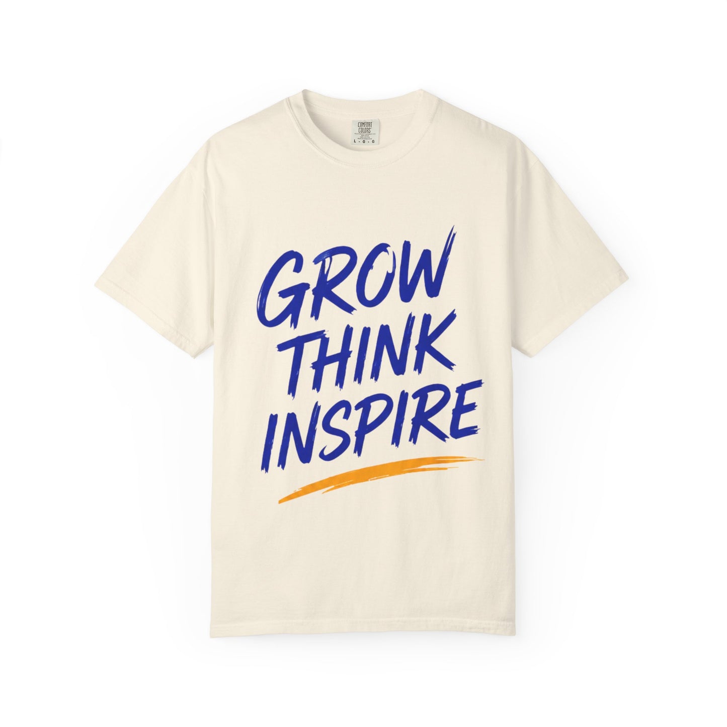 Grow Think Inspire T-Shirt — Motivational Graphic Tee