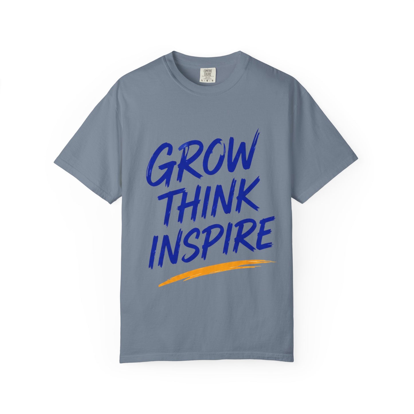Grow Think Inspire T-Shirt — Motivational Graphic Tee