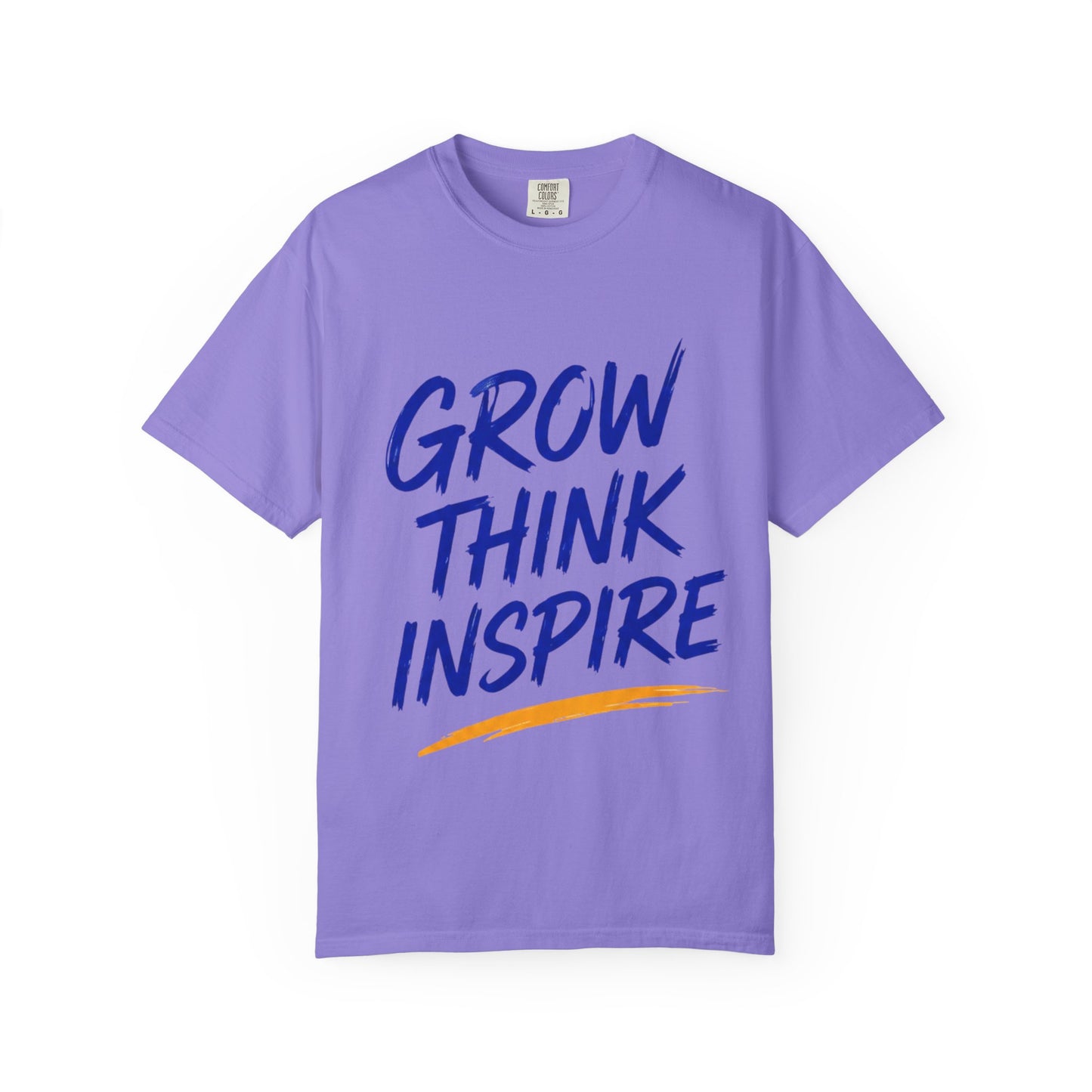 Grow Think Inspire T-Shirt — Motivational Graphic Tee