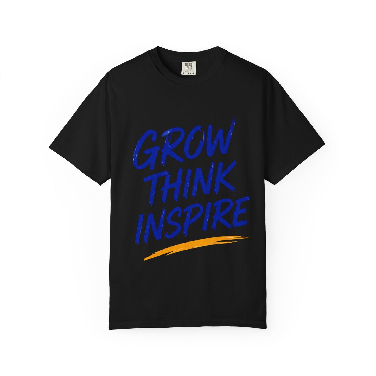 Grow Think Inspire T-Shirt — Motivational Graphic Tee