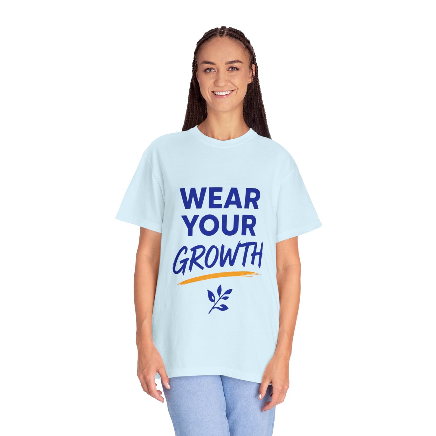 Wear Your Growth T-Shirt — Inspirational Motivational Tee for Personal Development