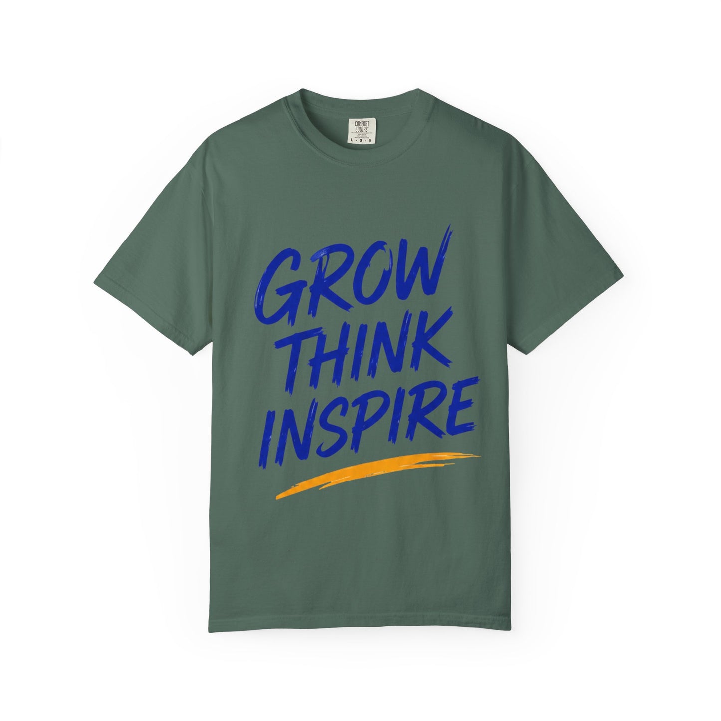 Grow Think Inspire T-Shirt — Motivational Graphic Tee