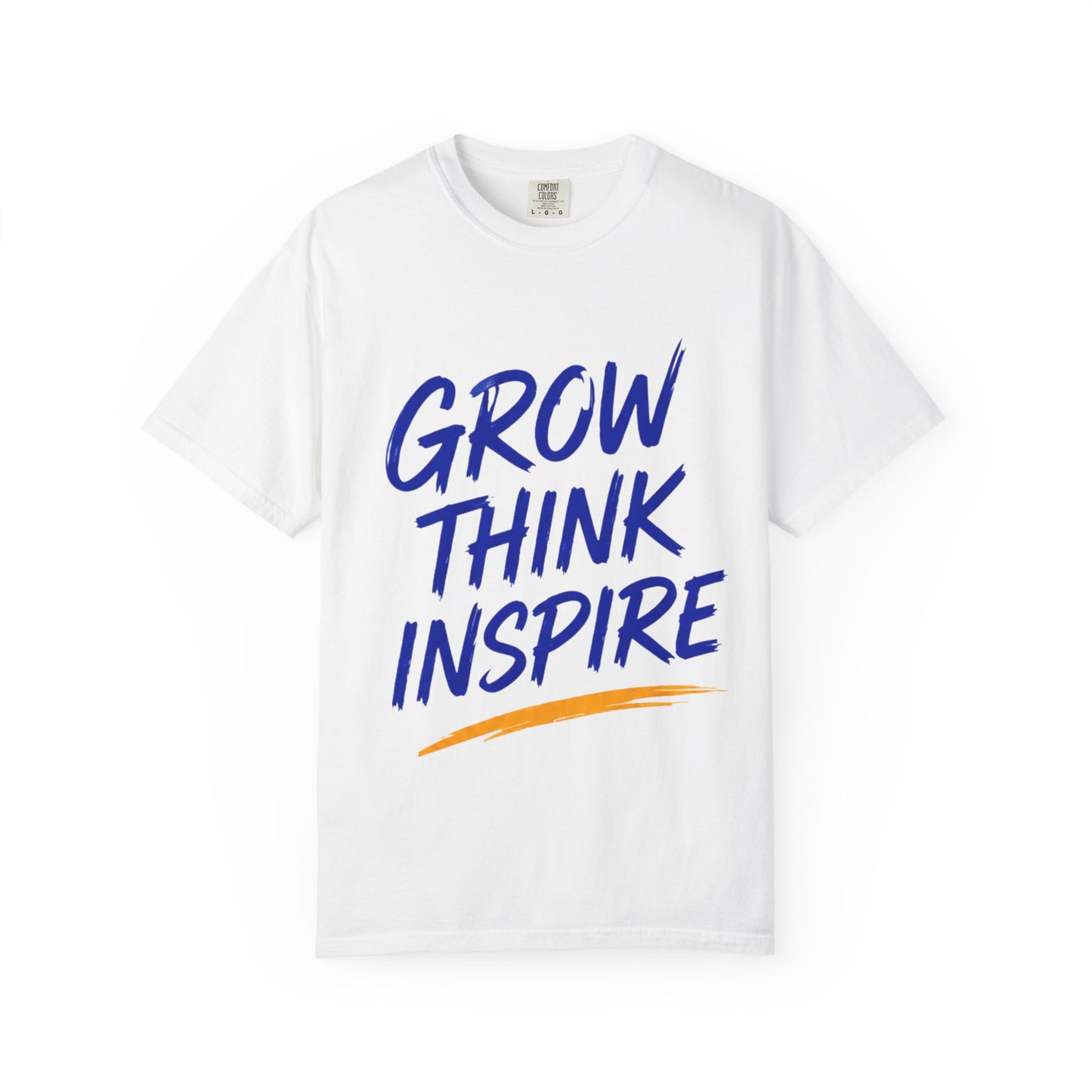 Grow Think Inspire T-Shirt — Motivational Graphic Tee
