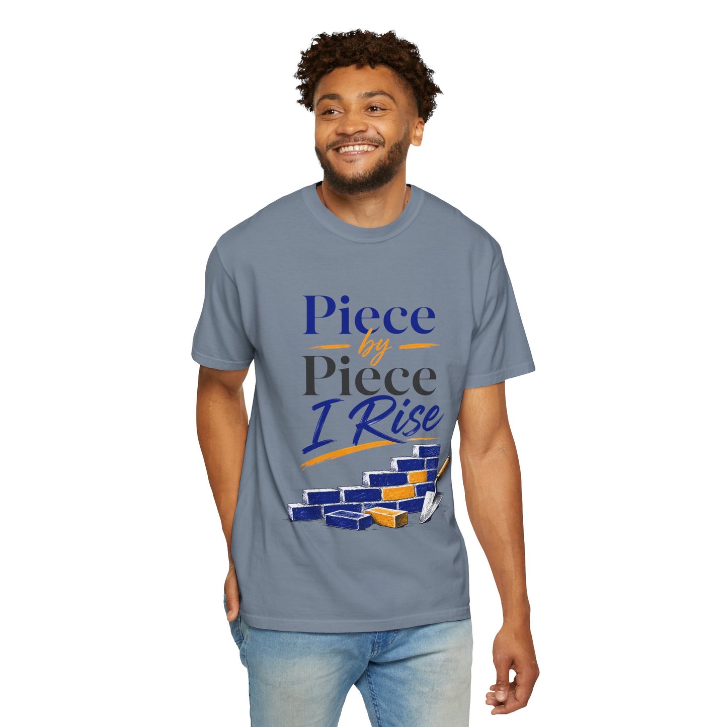 Piece by Piece I Rise T-Shirt — Inspirational Growth Tee