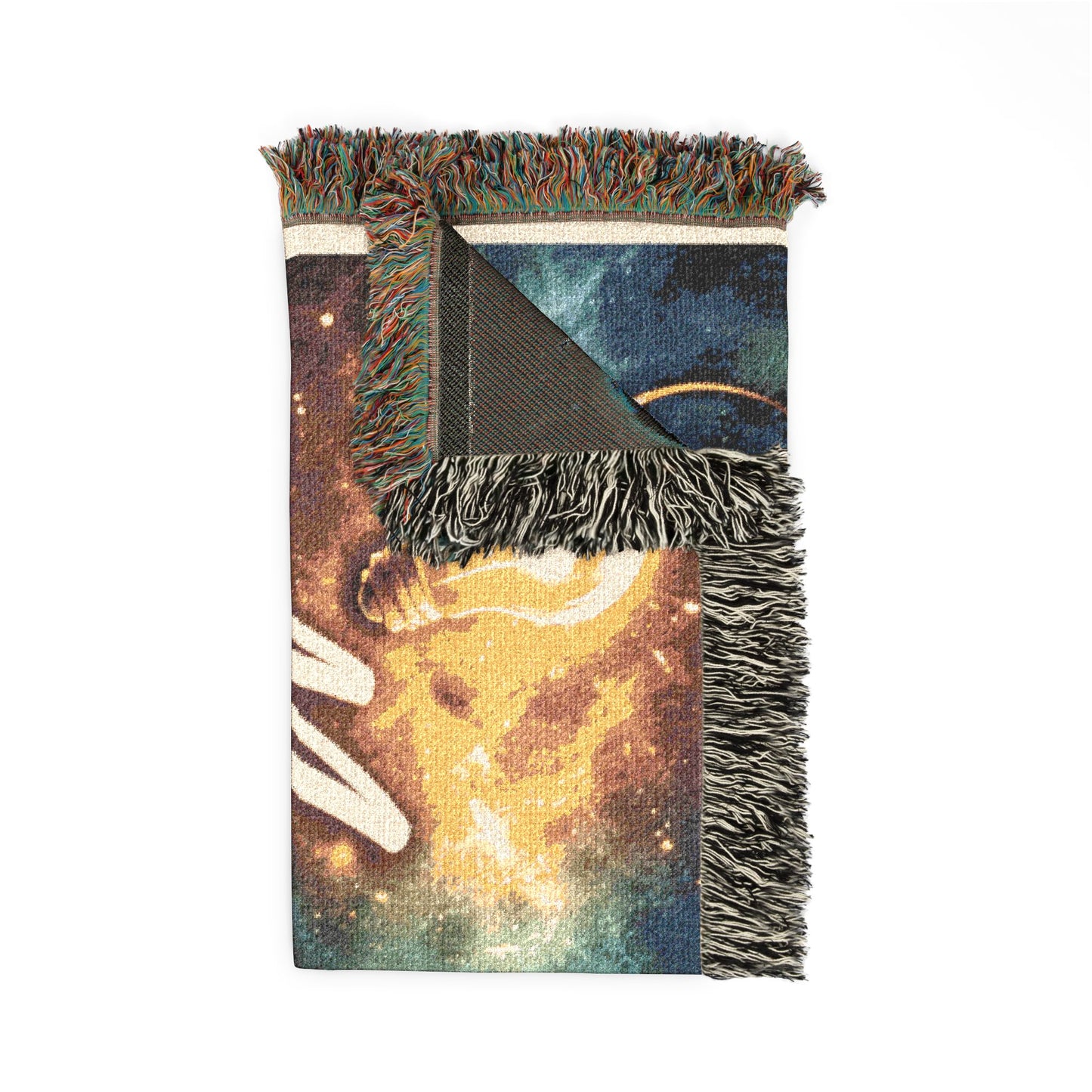Made You Think Woven Blanket — Inspirational Quote Throw for Living Room, Dorm & Gift