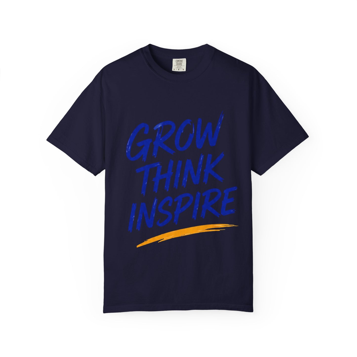 Grow Think Inspire T-Shirt — Motivational Graphic Tee