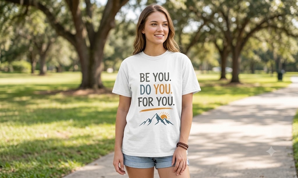 Be You Do You For You T-Shirt — Inspirational Mountain Graphic Tee