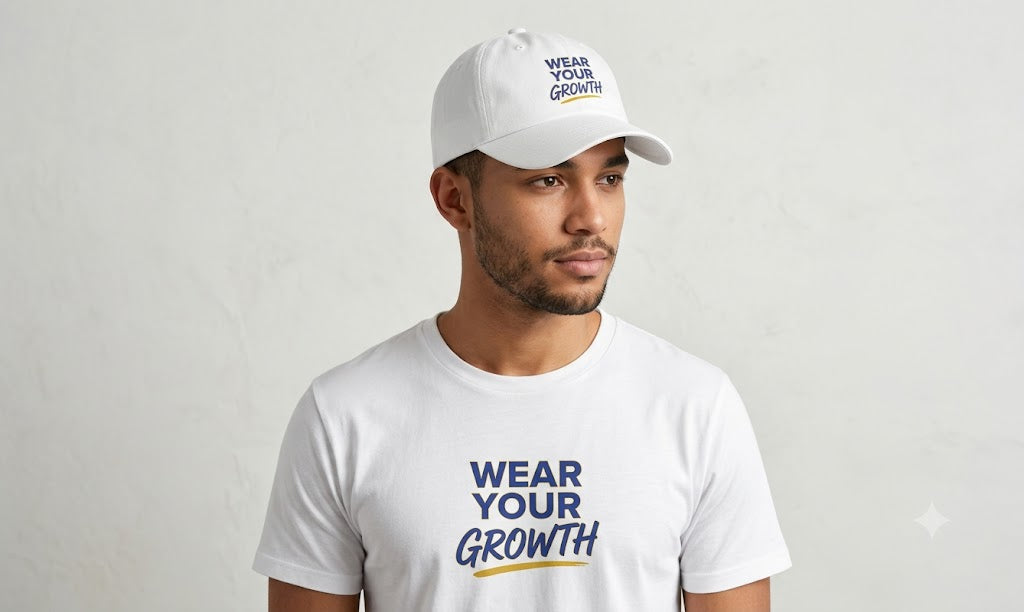 Wear Your Growth Cap — Motivational Embroidered Baseball Hat