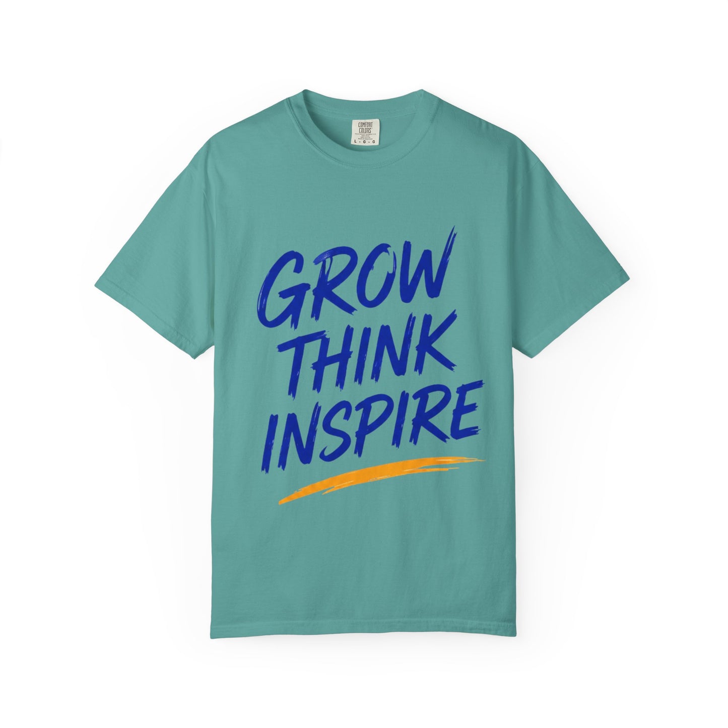 Grow Think Inspire T-Shirt — Motivational Graphic Tee