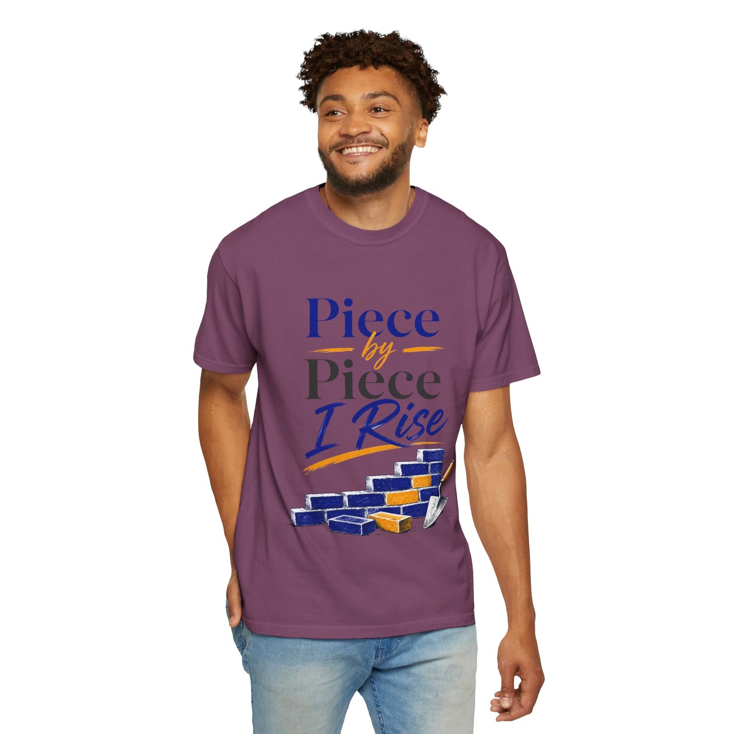 Piece by Piece I Rise T-Shirt — Inspirational Growth Tee