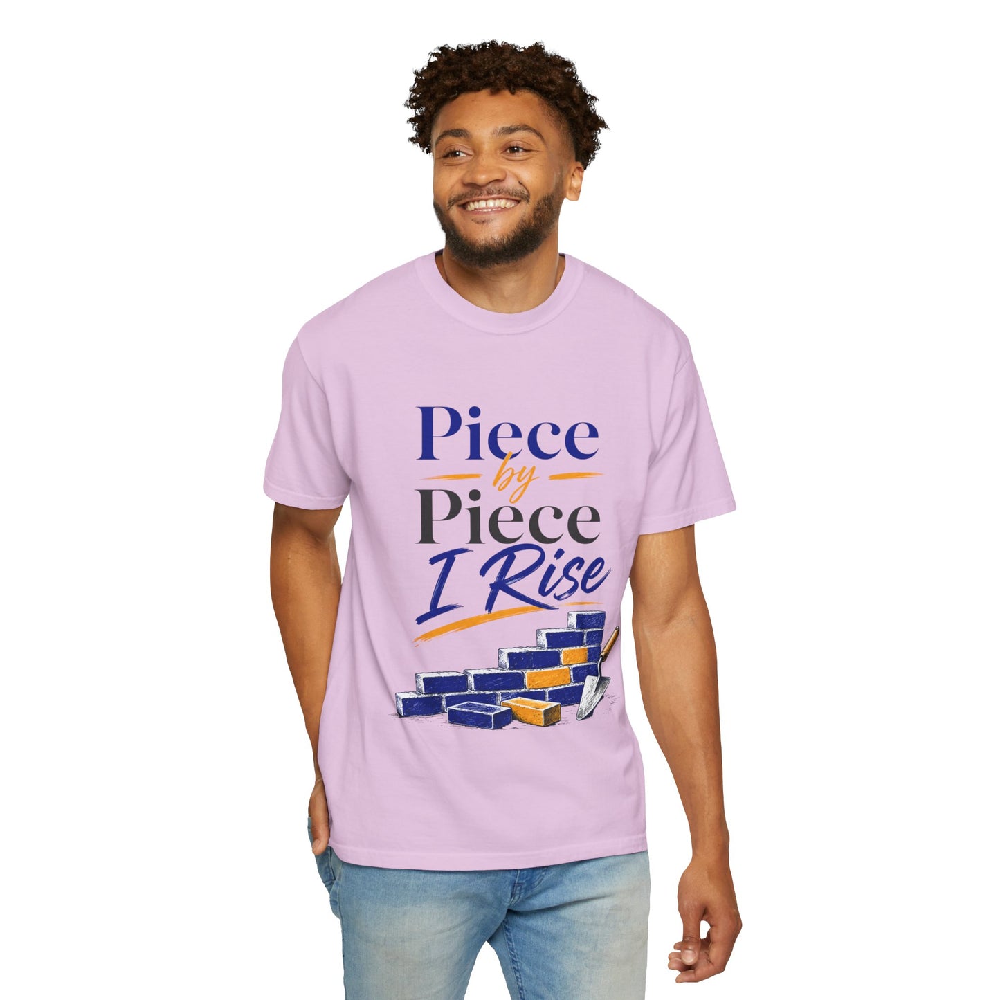 Piece by Piece I Rise T-Shirt — Inspirational Growth Tee
