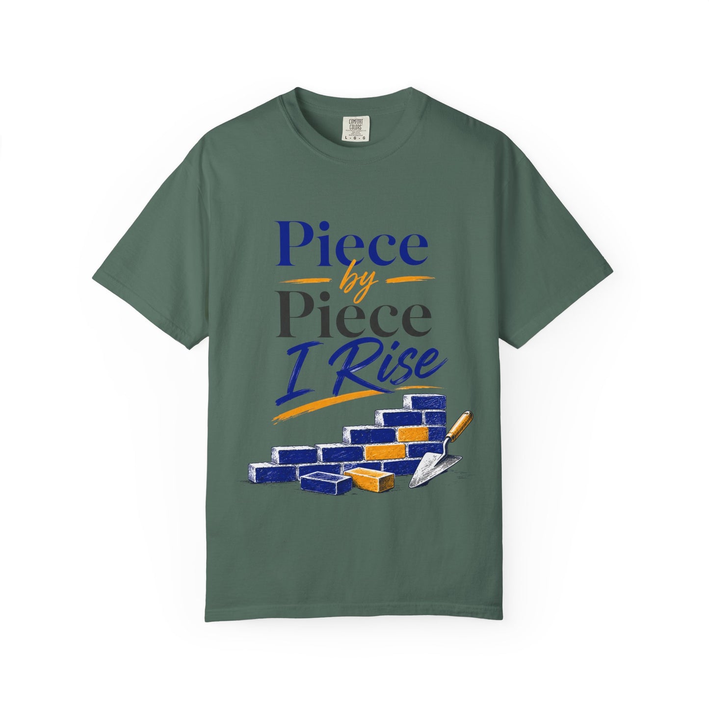 Piece by Piece I Rise T-Shirt — Inspirational Growth Tee