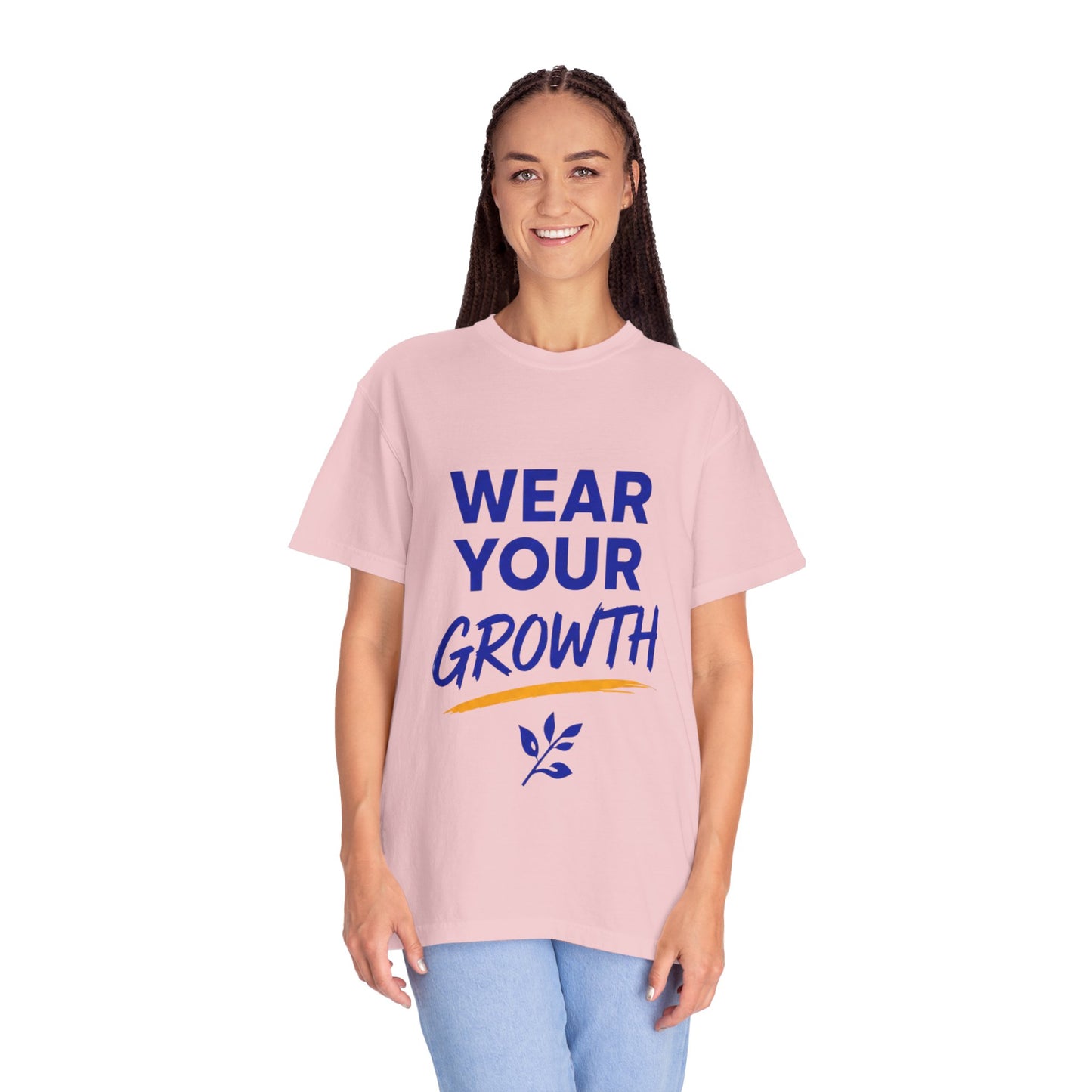 Wear Your Growth T-Shirt — Inspirational Motivational Tee for Personal Development