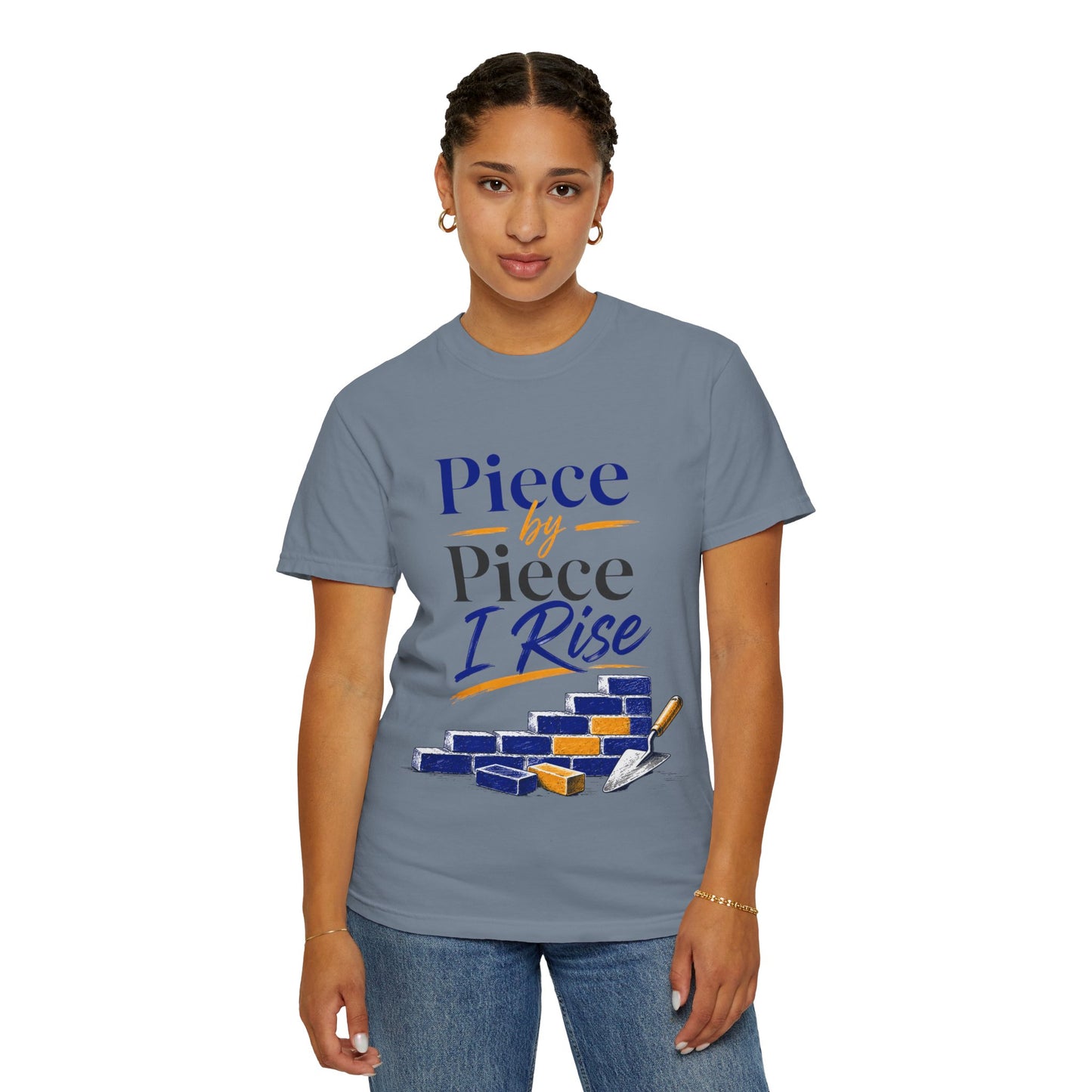 Piece by Piece I Rise T-Shirt — Inspirational Growth Tee