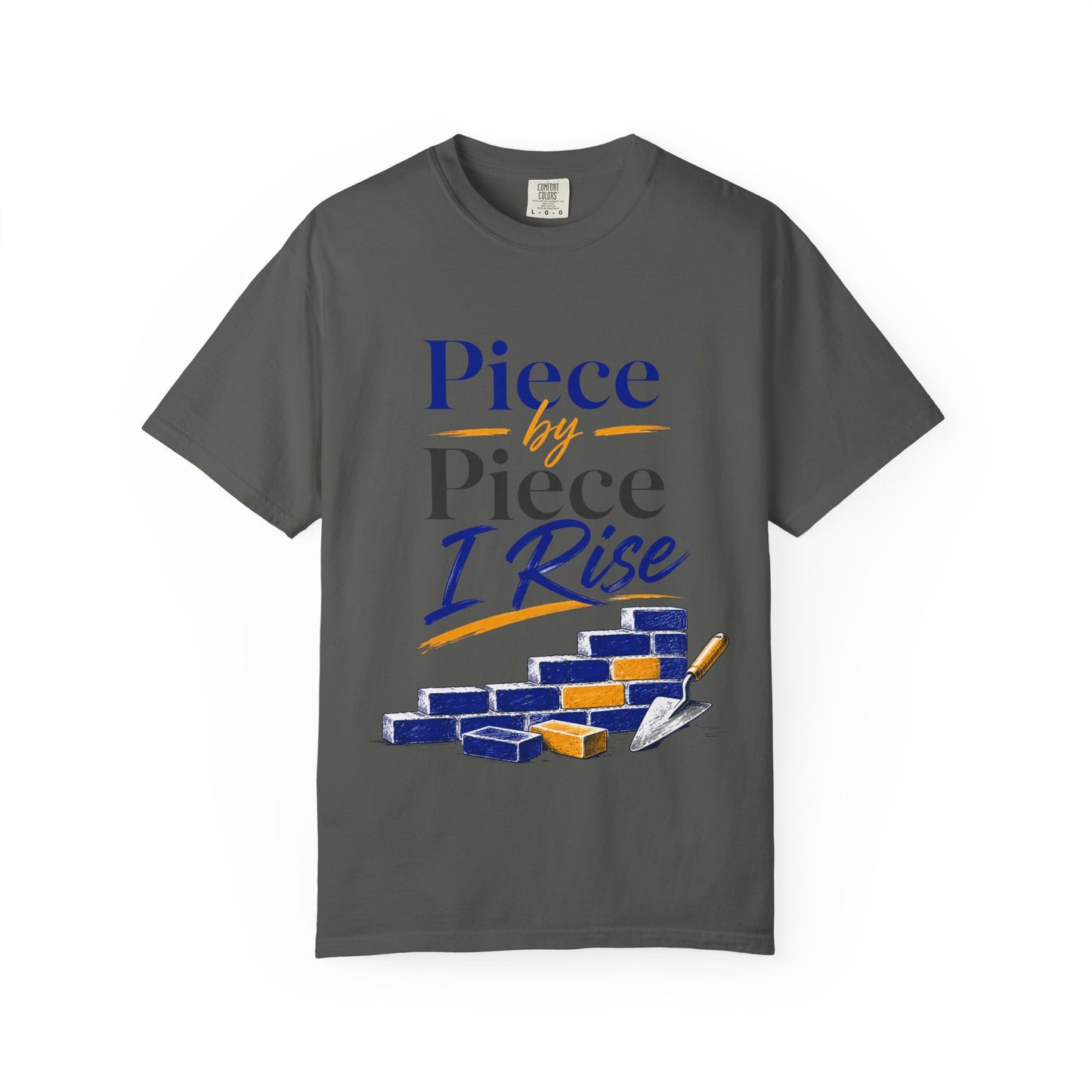 Piece by Piece I Rise T-Shirt — Inspirational Growth Tee