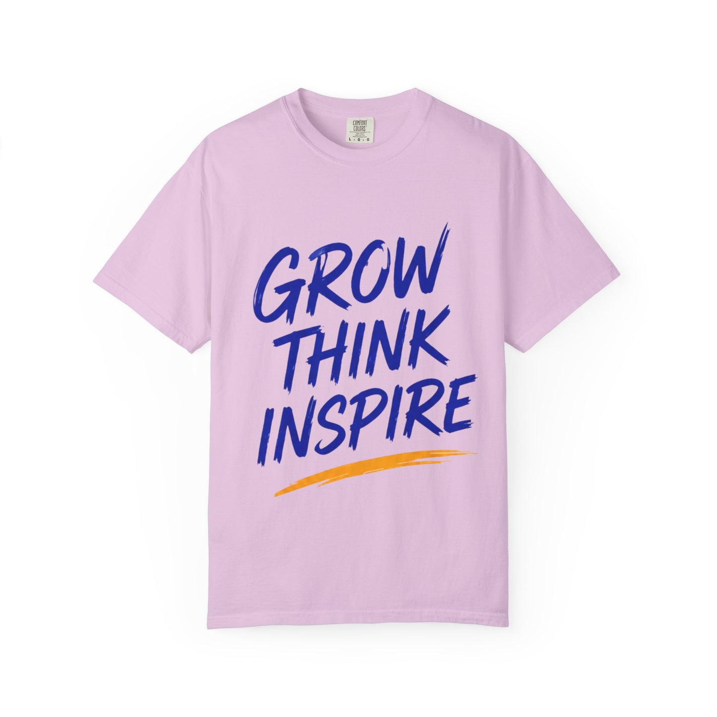 Grow Think Inspire T-Shirt — Motivational Graphic Tee