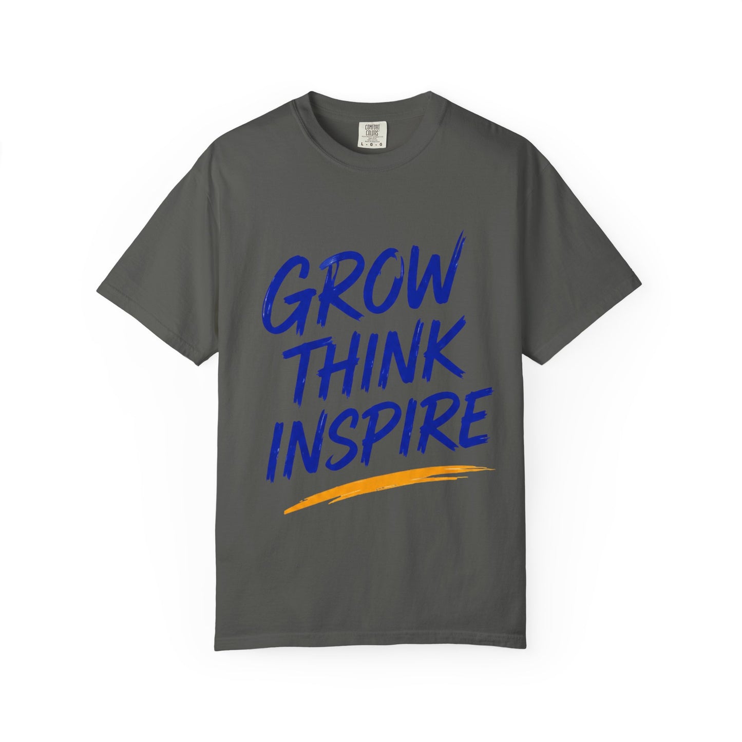 Grow Think Inspire T-Shirt — Motivational Graphic Tee