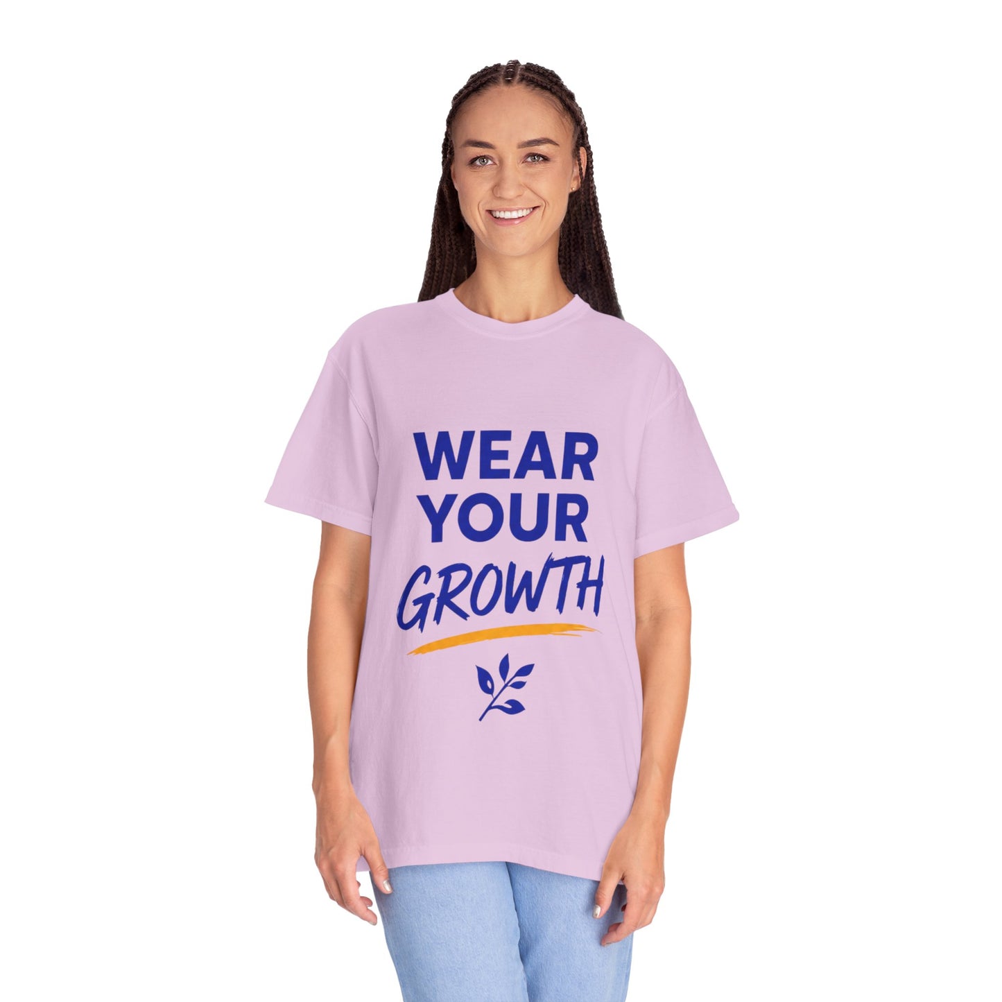 Wear Your Growth T-Shirt — Inspirational Motivational Tee for Personal Development