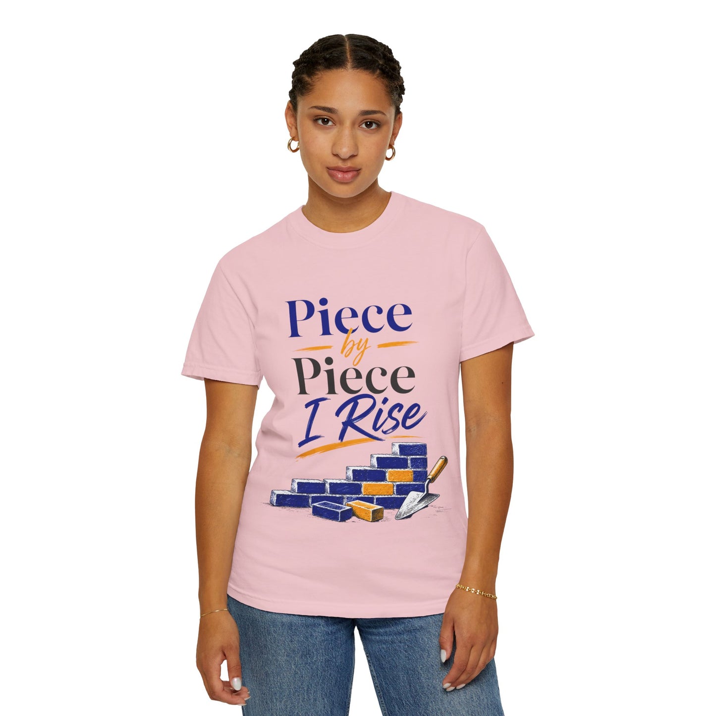 Piece by Piece I Rise T-Shirt — Inspirational Growth Tee