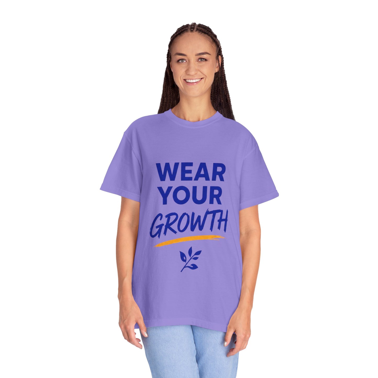 Wear Your Growth T-Shirt — Inspirational Motivational Tee for Personal Development