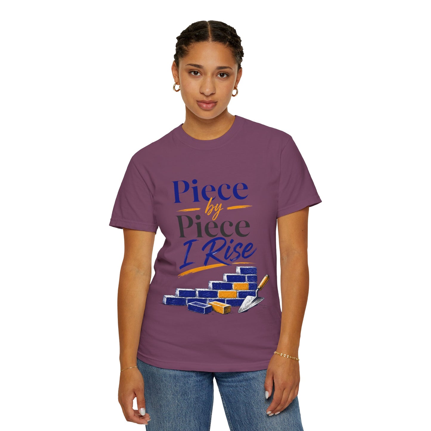 Piece by Piece I Rise T-Shirt — Inspirational Growth Tee