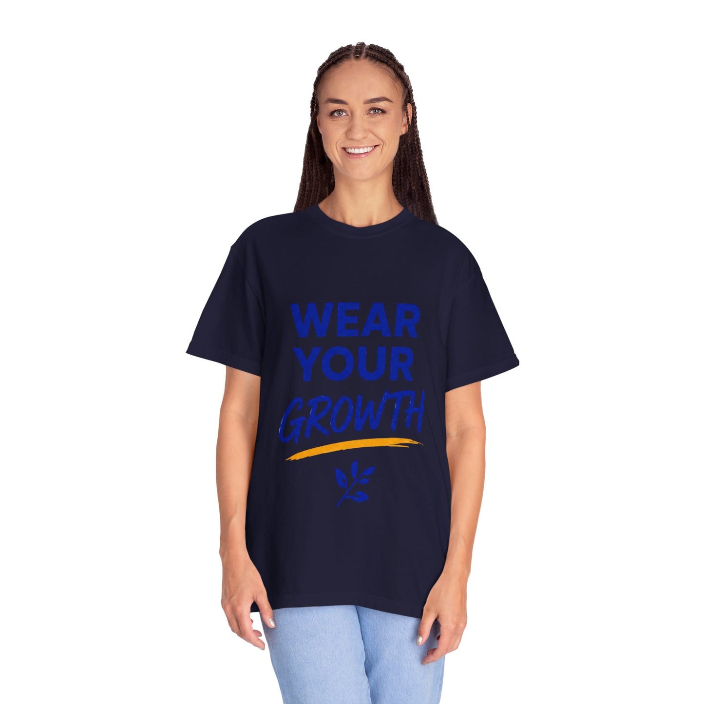 Wear Your Growth T-Shirt — Inspirational Motivational Tee for Personal Development