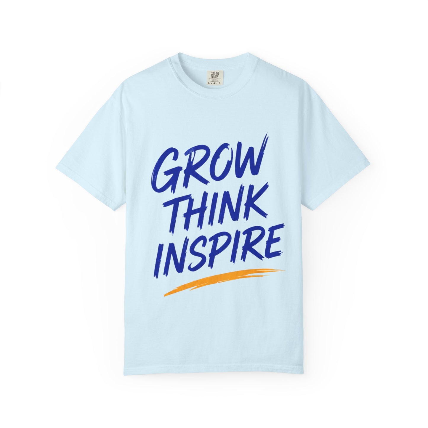 Grow Think Inspire T-Shirt — Motivational Graphic Tee