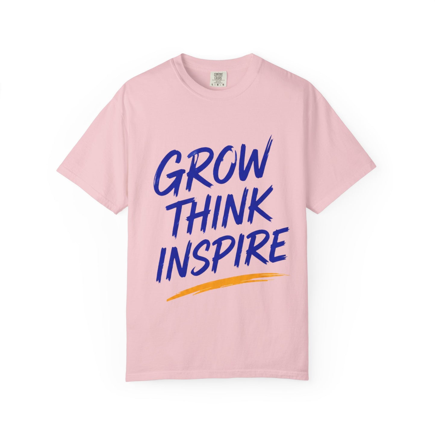 Grow Think Inspire T-Shirt — Motivational Graphic Tee