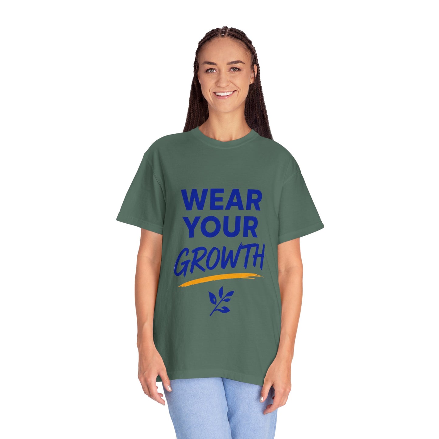 Wear Your Growth T-Shirt — Inspirational Motivational Tee for Personal Development