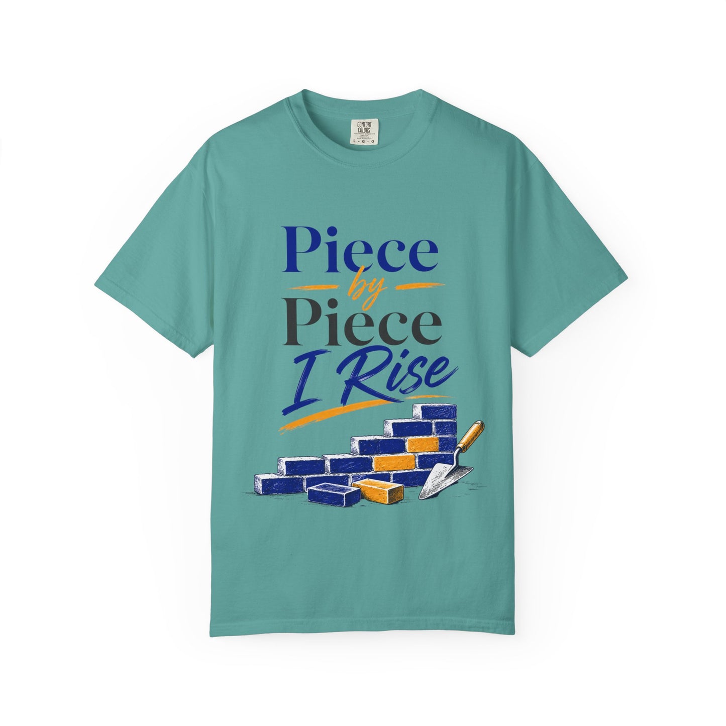 Piece by Piece I Rise T-Shirt — Inspirational Growth Tee