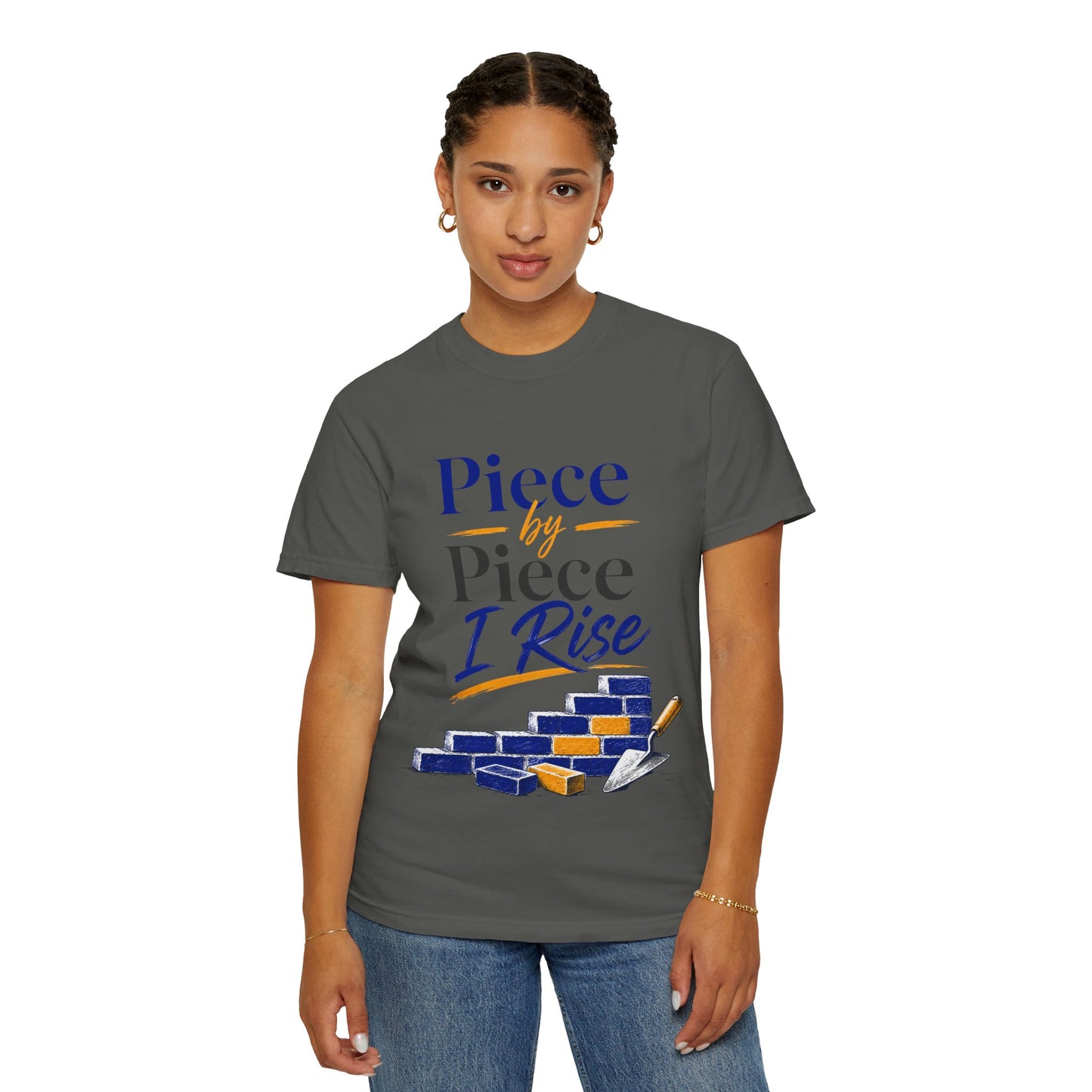 Piece by Piece I Rise T-Shirt — Inspirational Growth Tee