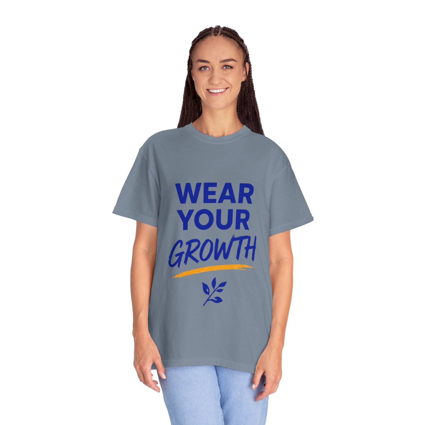 Wear Your Growth T-Shirt — Inspirational Motivational Tee for Personal Development
