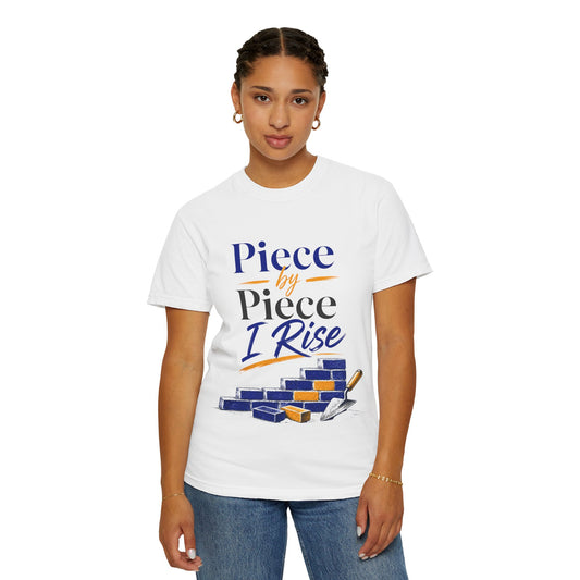 Piece by Piece I Rise T-Shirt — Inspirational Growth Tee