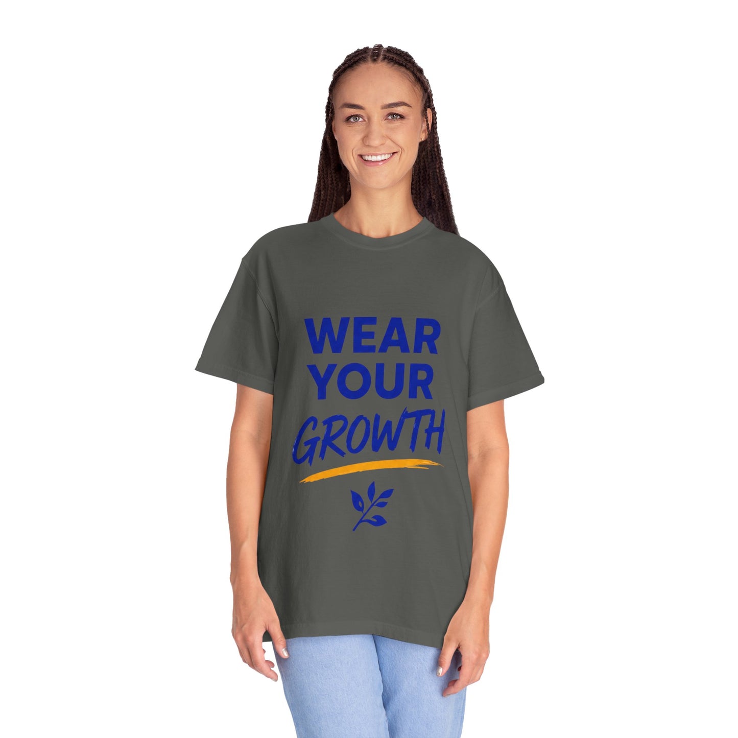 Wear Your Growth T-Shirt — Inspirational Motivational Tee for Personal Development